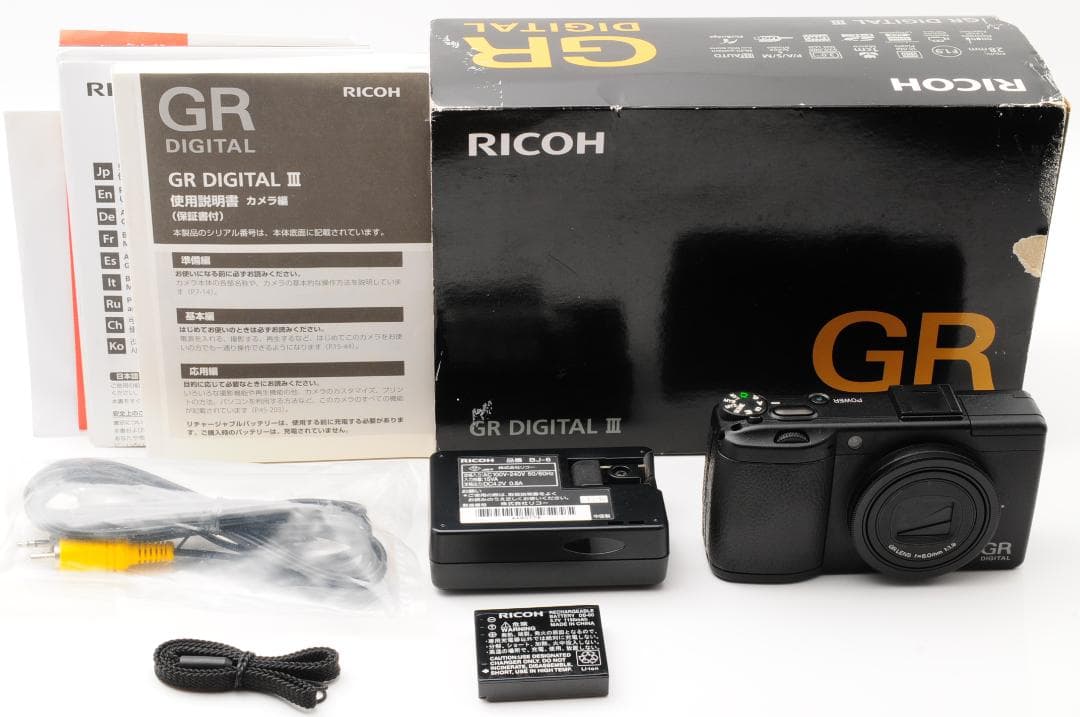 [美品 元箱付き] リコー RICOH GR DIGITAL III