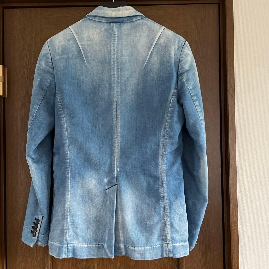 1piu1uguale3　スウェットデニム ジャケット　インディゴ