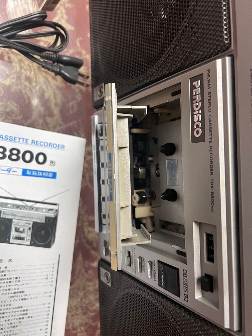 希少日立 TRK-8800RM パディスコラジカセ中古動作品メンテナンス済み美品