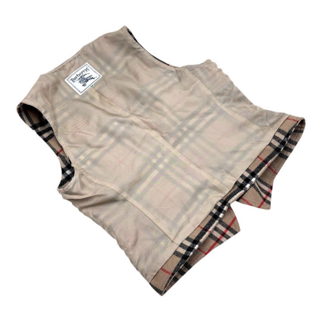 Burberrysバーバリー　ノバチェックベスト（ジレ）　ヴィンテージ　M