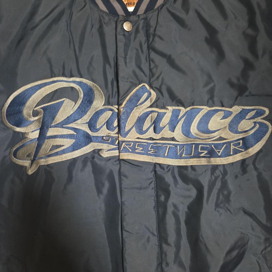 ​激レア BALANCE STREET WEAR スタジャン XL ネイビー