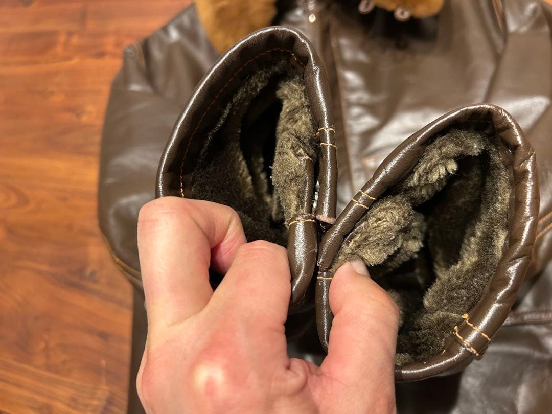 バズリクソンズ　B2 フライトジャケット ブラウン　ホースハイド　38