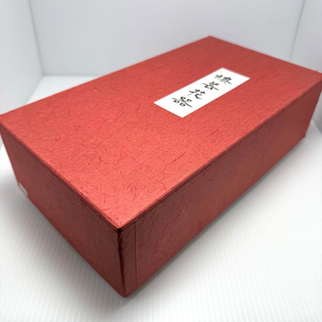 未使用 輪島塗 沈金 金箔 花入 花瓶 花器 共箱 漆 輪島漆器 共箱 説明書