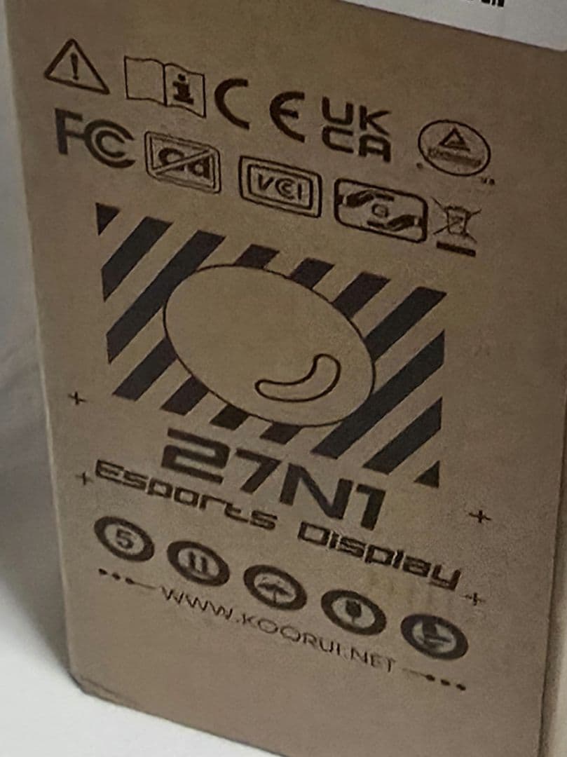 KOORUI 27N1 IPSパネル 5ms ゲーミングモニター 75Hz