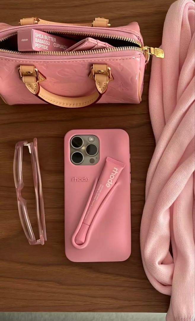 【全機種対応】 rhode ribbonケースリップ付き