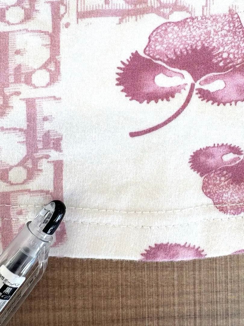 美品 クリスチャンディオール ガリアーノ期 花柄 トロッター ポロシャツ ピンク