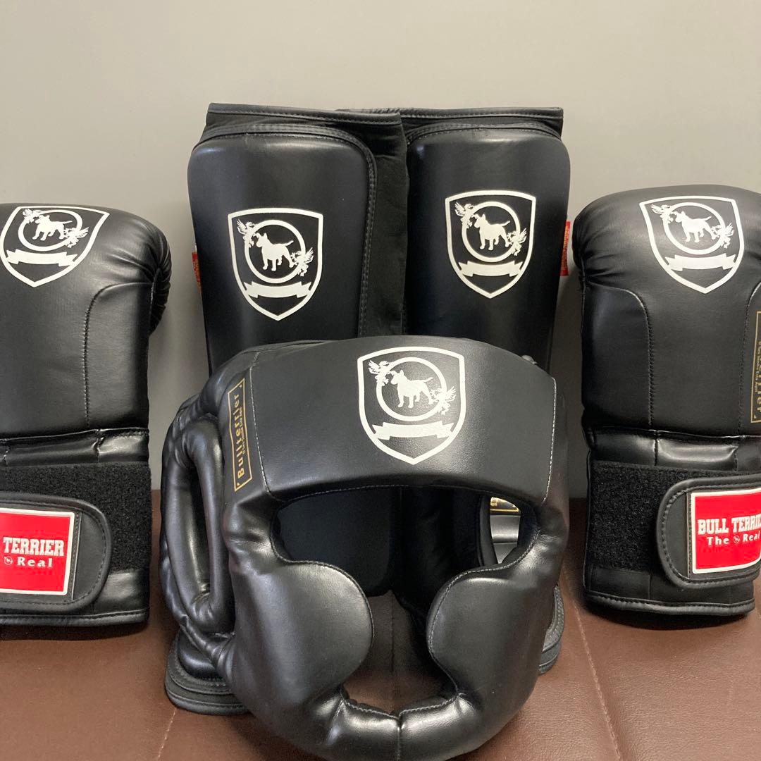 ケ*ム様 Bull Terrier ブルテリア　ヘッドギア、グローブ、シンガード