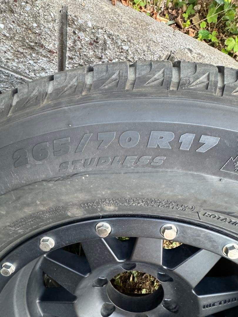 FJ Method Race wheel 17インチ スタッドレスセット