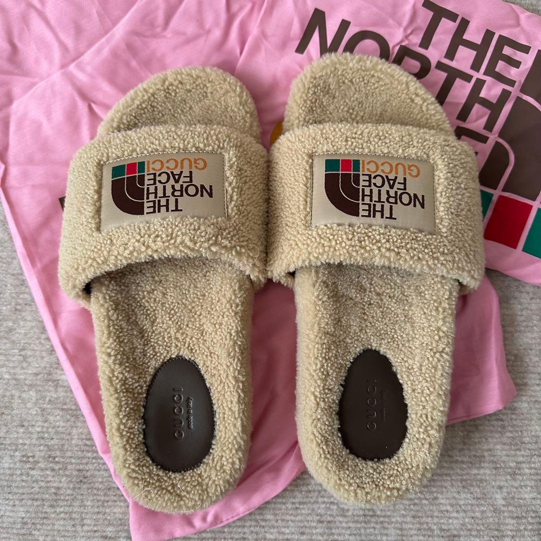 激レア 新品 GUCCI × The North Face スライド サンダル
