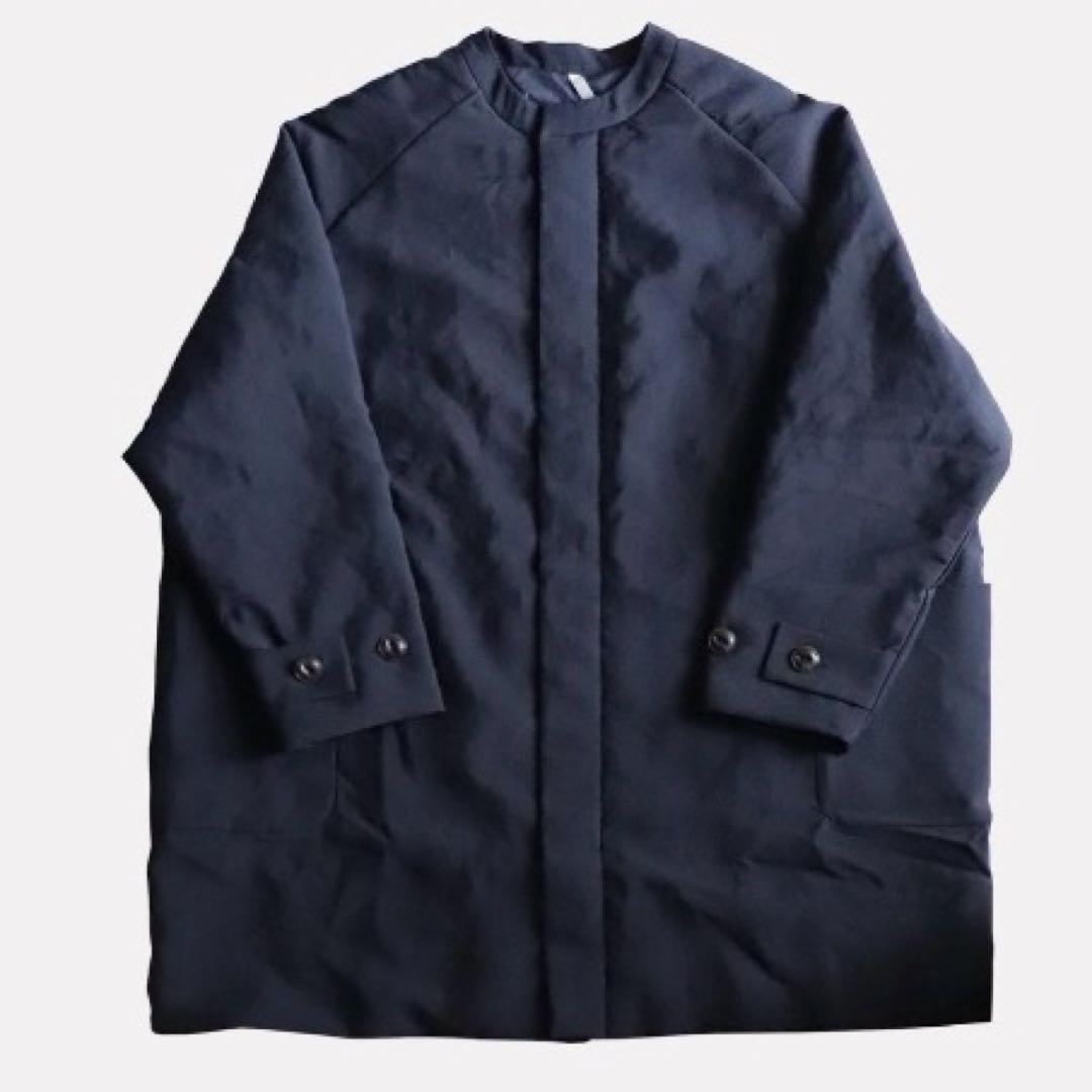 ヒムカシ(現サリゲナク)偽リネン耳鳴！InnerMacCoatサイズ１黒