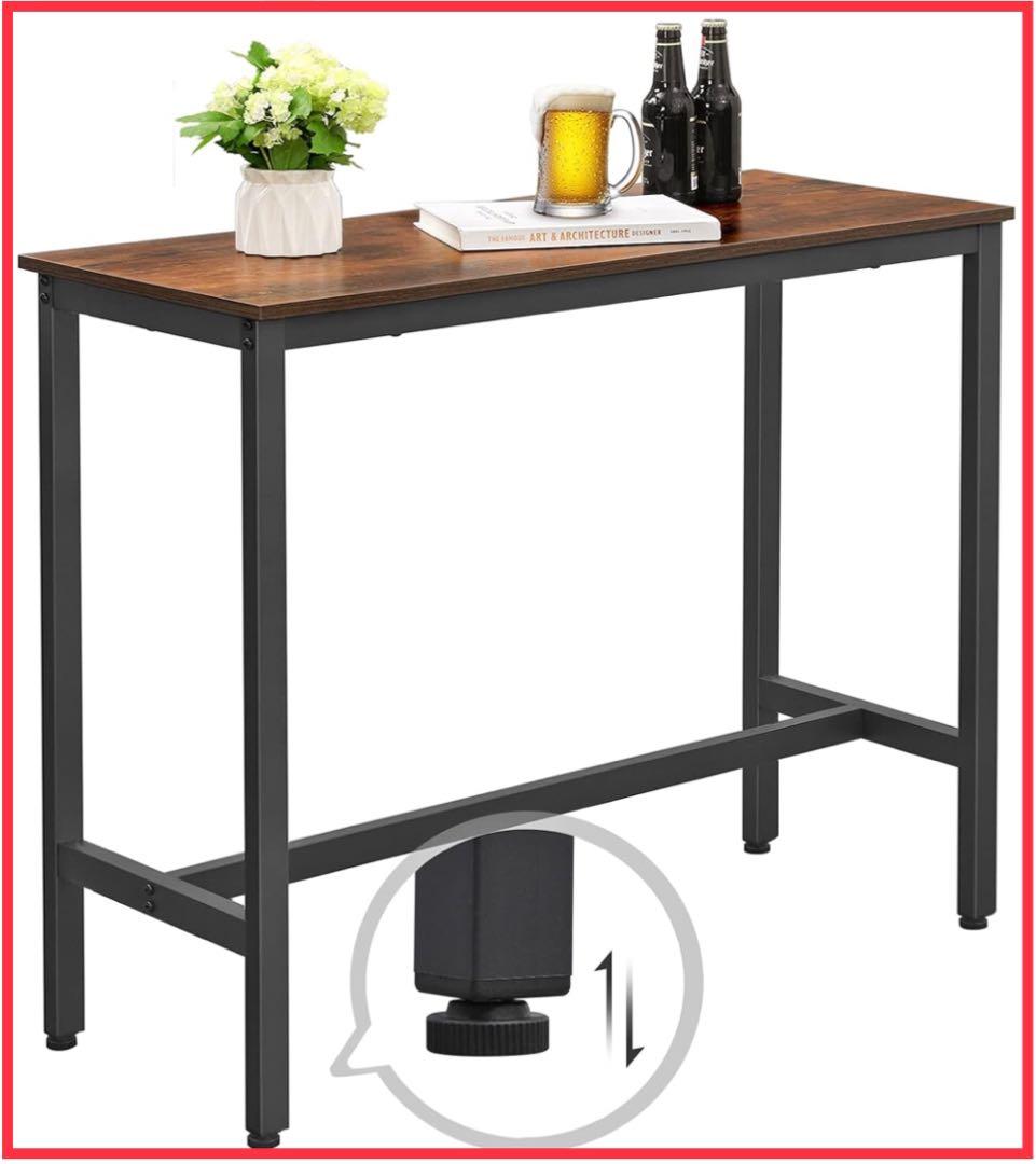 #新品　おしゃれ長方形カウンターテーブル 40 x 幅100x 高さ90cm