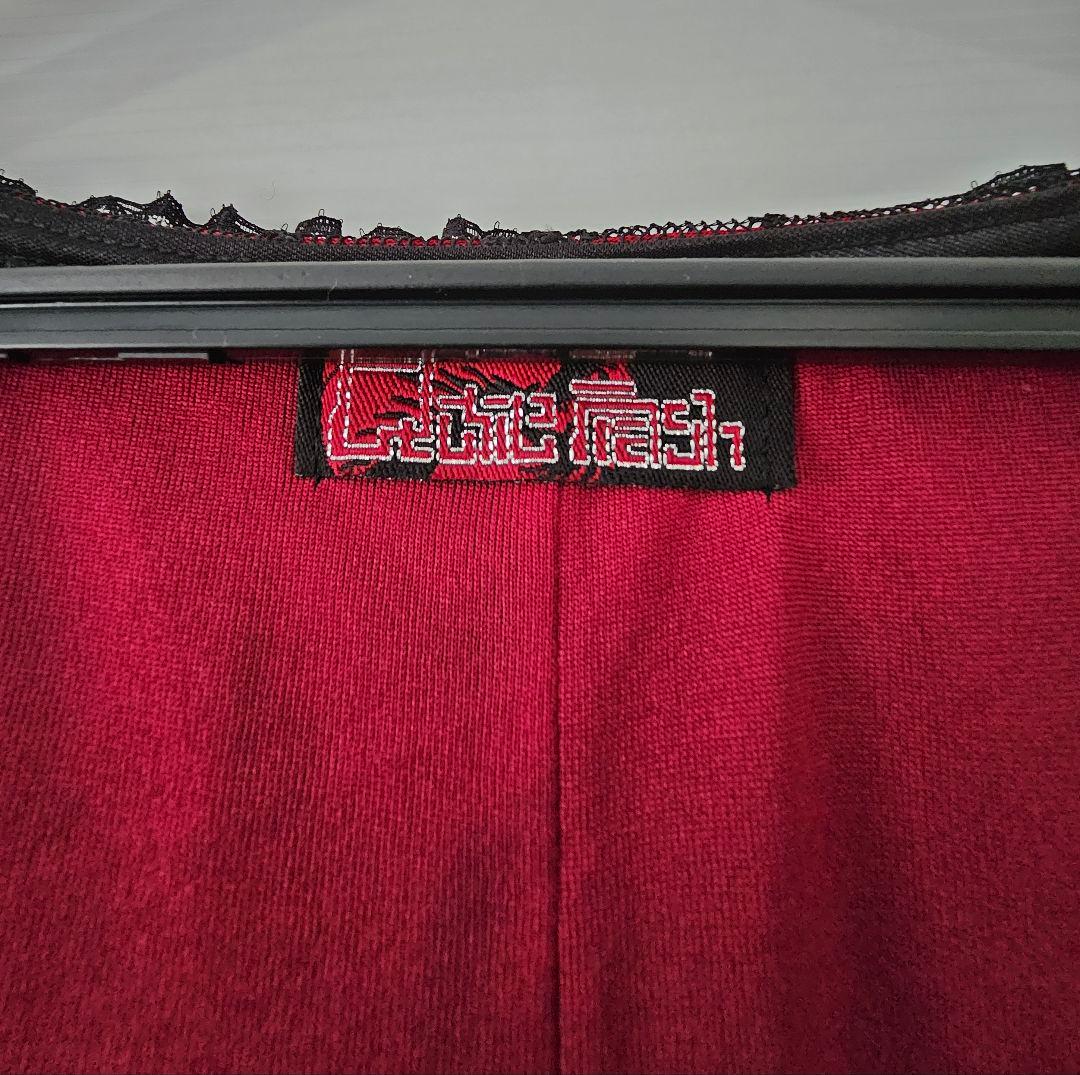 赤黒 ゴスロリ 蜘蛛 レース フリル ボレロ ワンピース ヴィジュアル