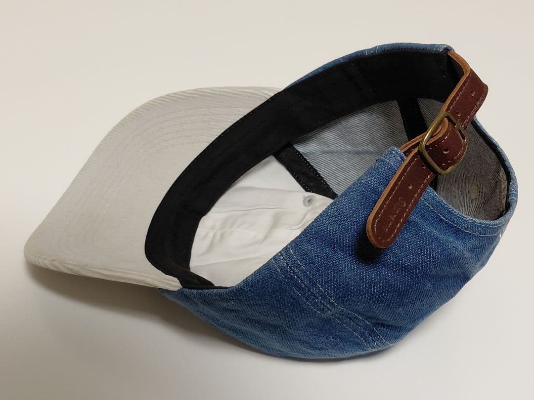 Supreme　2-Tone　S Logo　6-Panel　ウォッシュド デニム