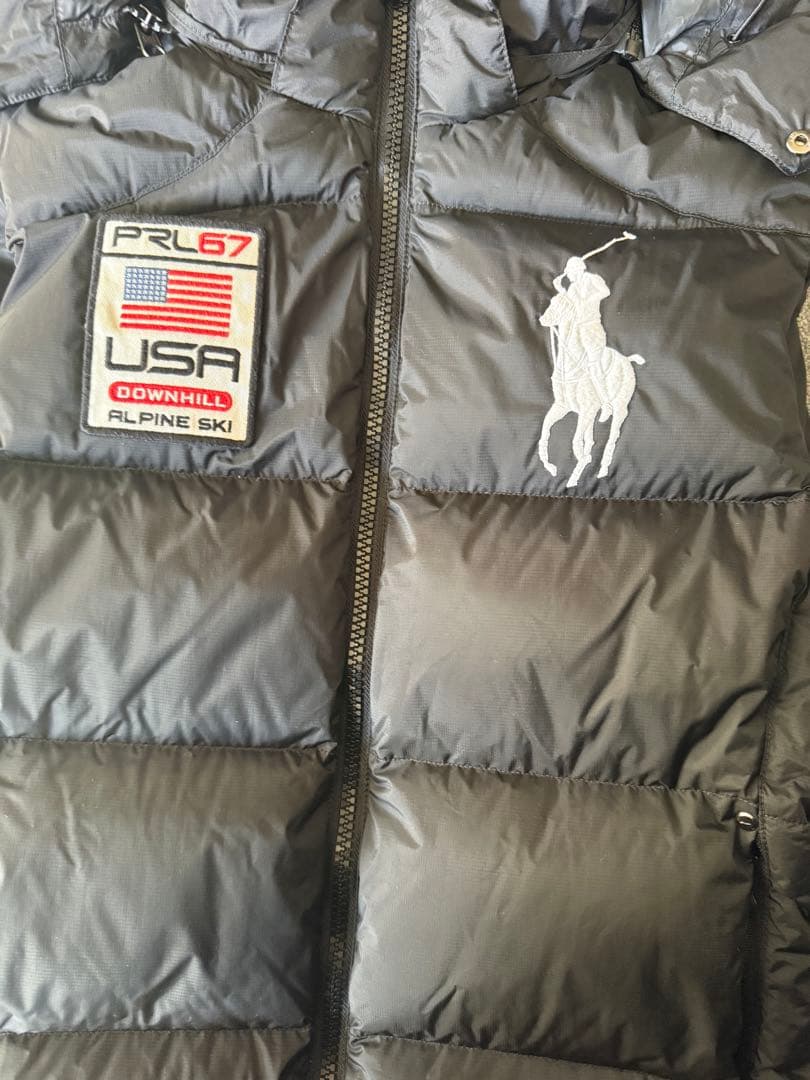 Polo by Ralph Lauren ダウンベスト ビッグポニー ブラックM