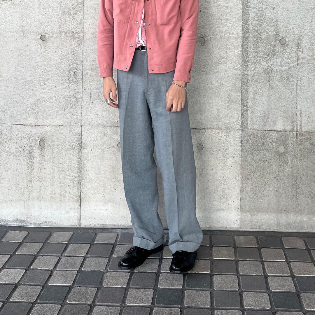 m*n様 50s usa レーヨン ウール スラックス