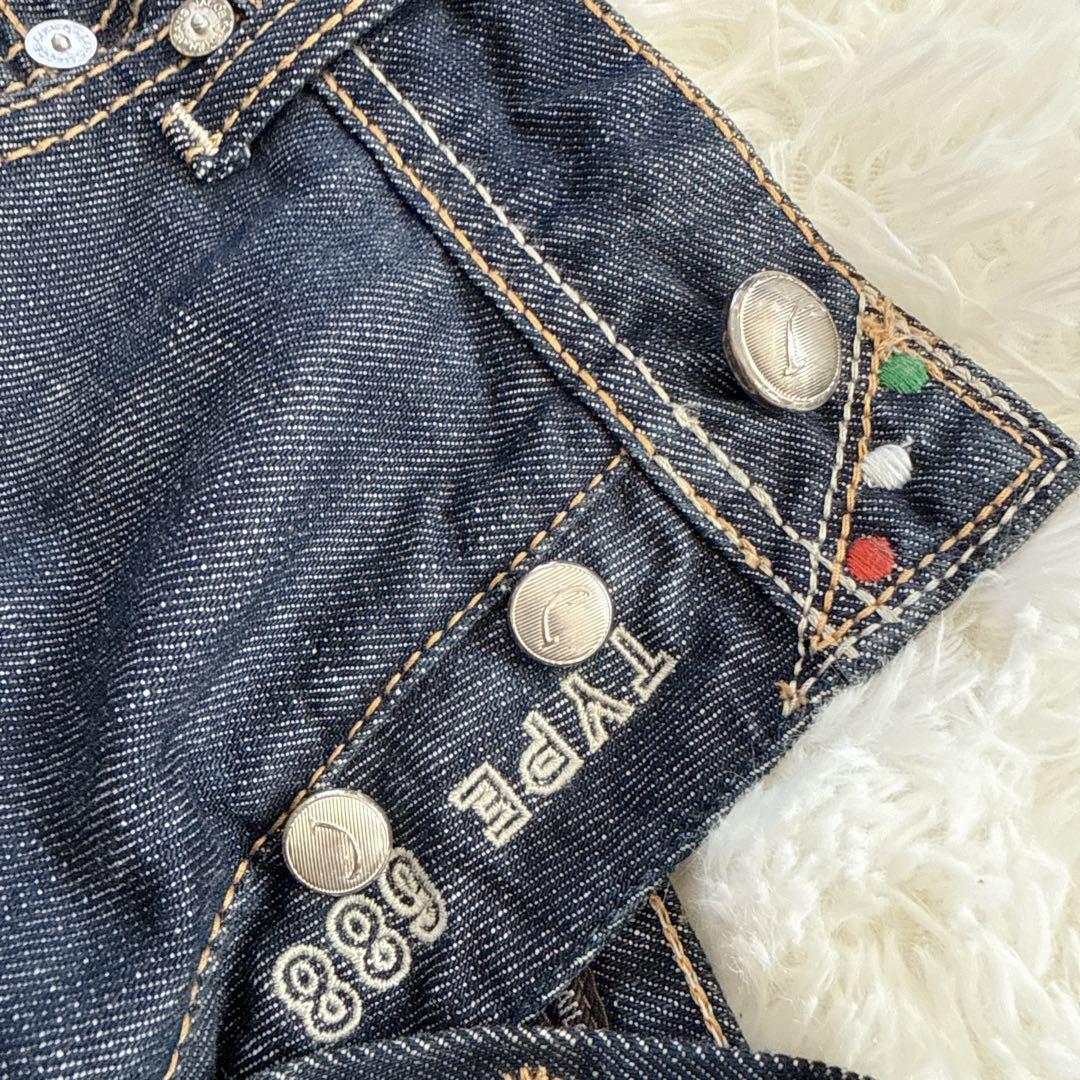 ✨美品✨ヤコブコーエン 688 W33 白パッチ 濃紺