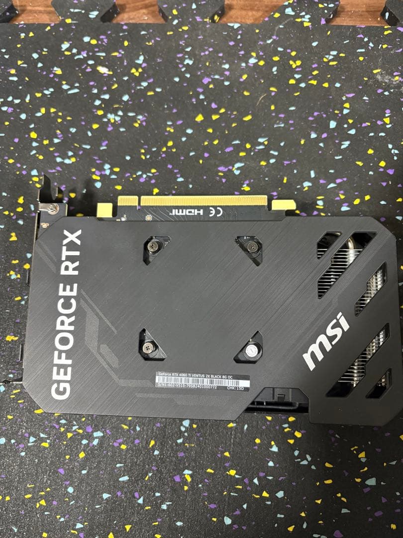 MSI GEFORCE RTX 4060 Ti 8gbモデル