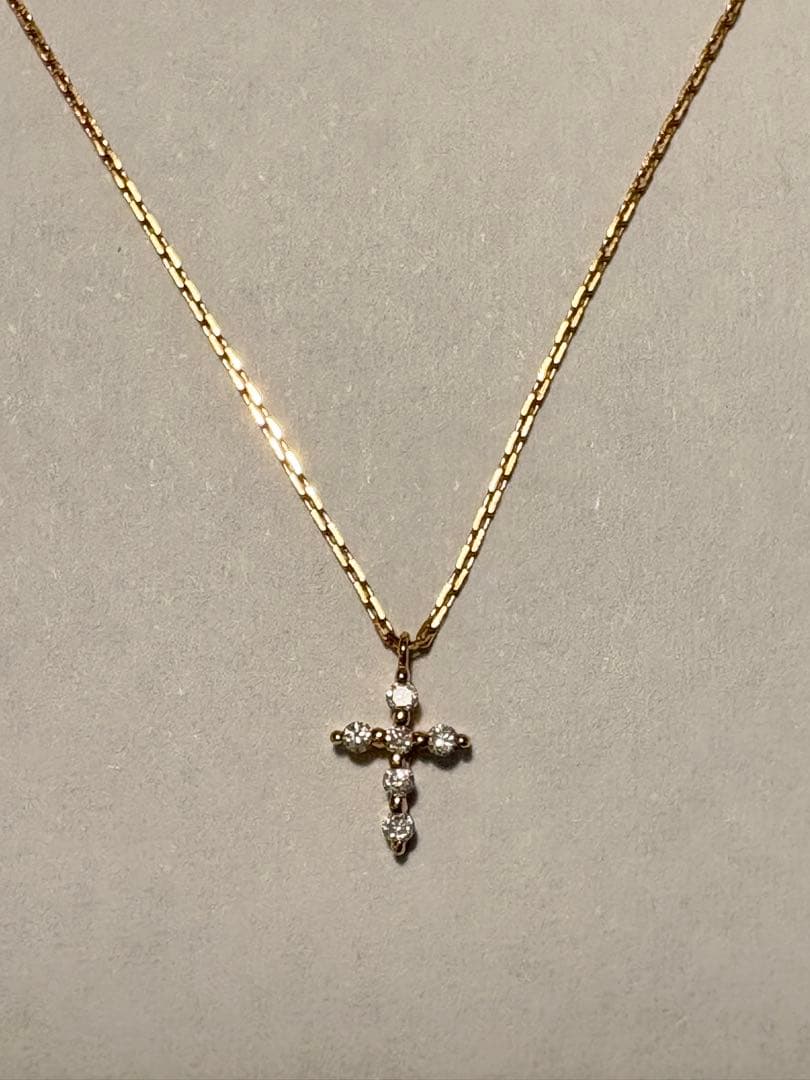 合馬公式アカウント1 様 agete ダイヤモンドクロス ネックレス