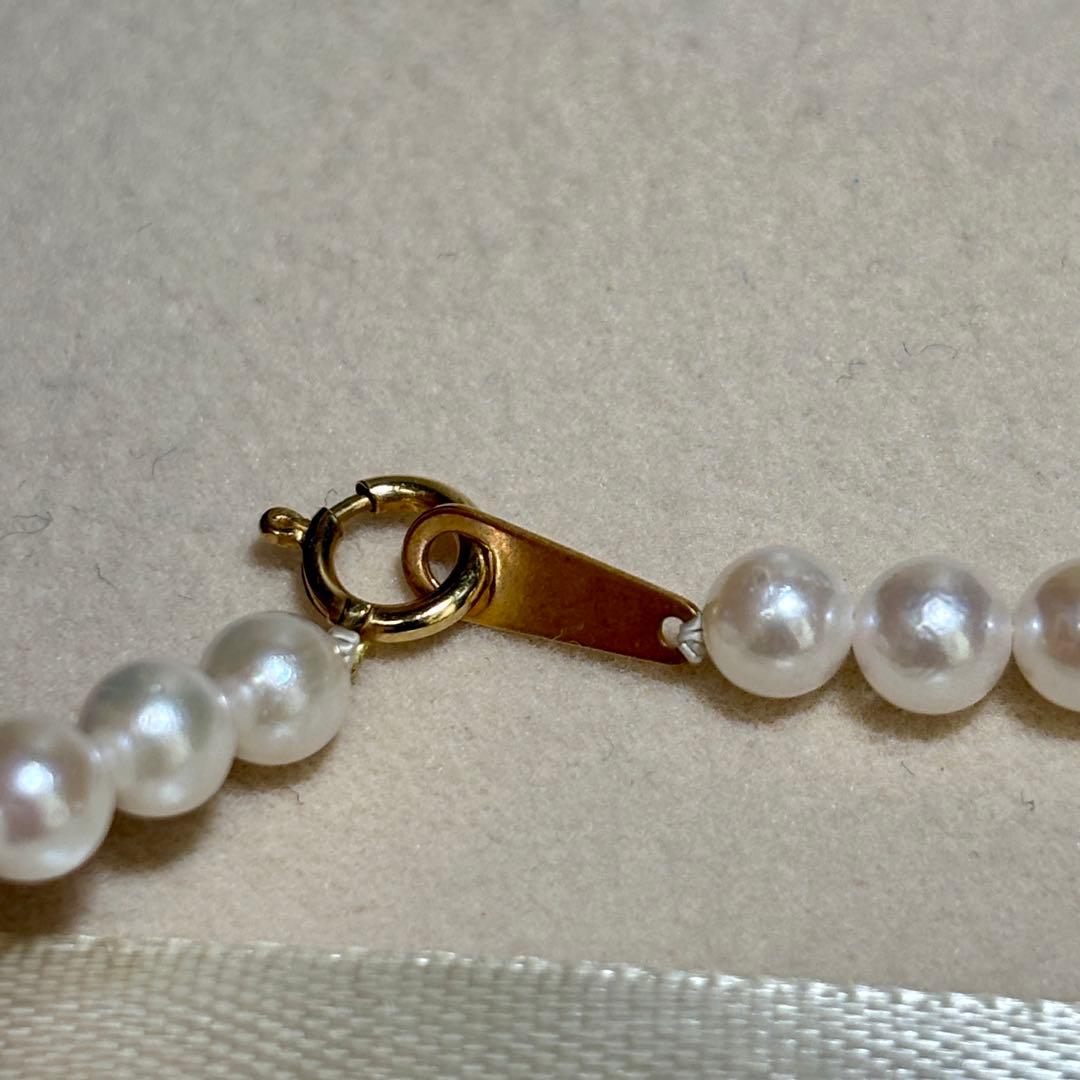 あこや真珠✨K18　パール 約4.5-5.0 ゴールド　冠婚葬祭　レディース