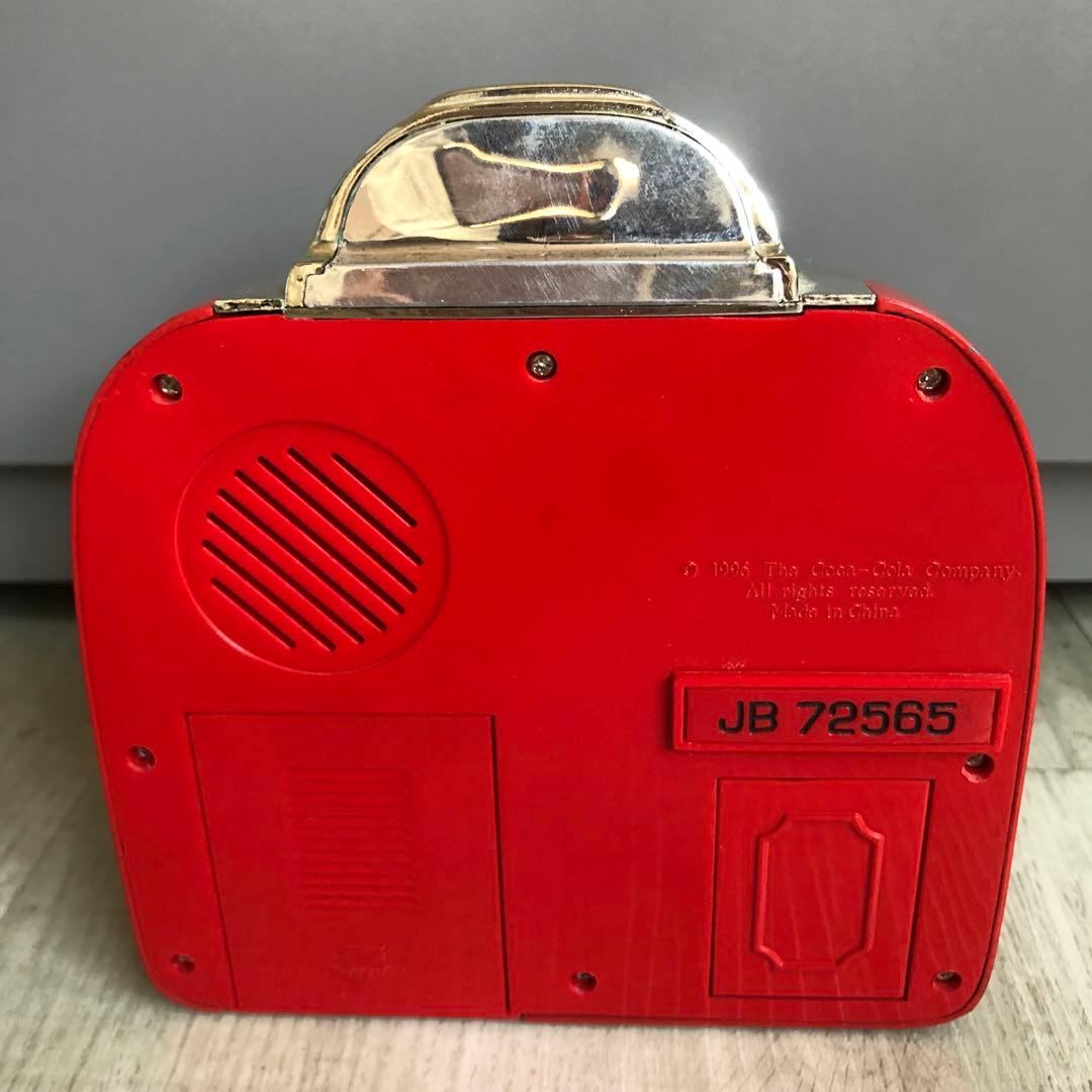 アメリカUSAビンテージコカコーラジュークボックス型バンク貯金箱1996
