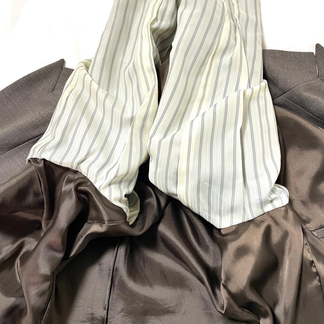 ■美品■スピックアンドスパン　ダブルテーラードジャケット　ブラウン　38