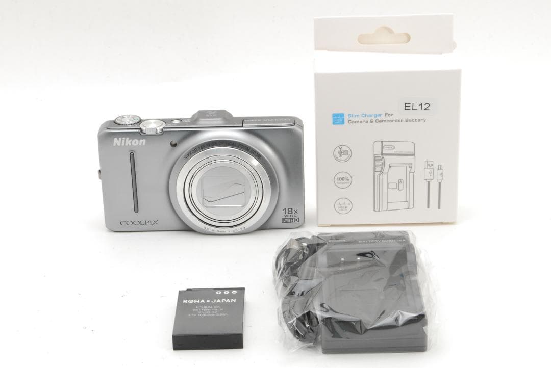 Nikon COOLPIX s9300 シルバー EL12 18倍ズーム