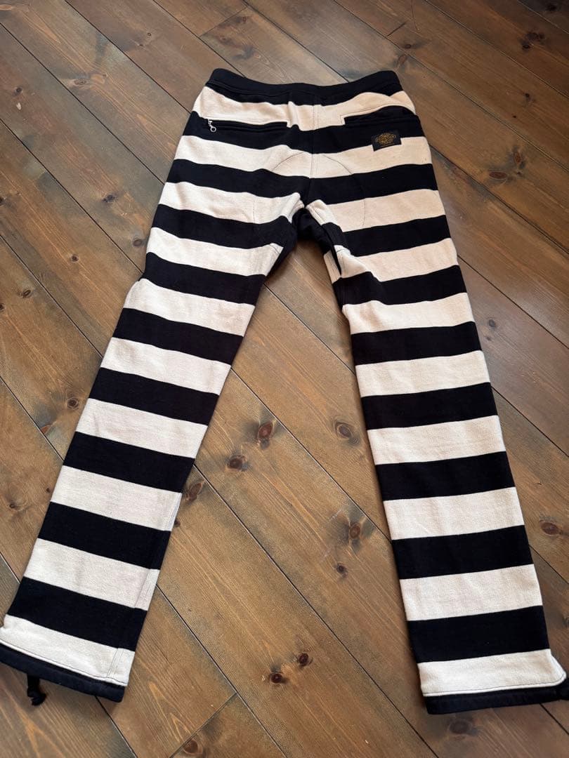 ストライプデザイン ワークパンツ サイズ30
