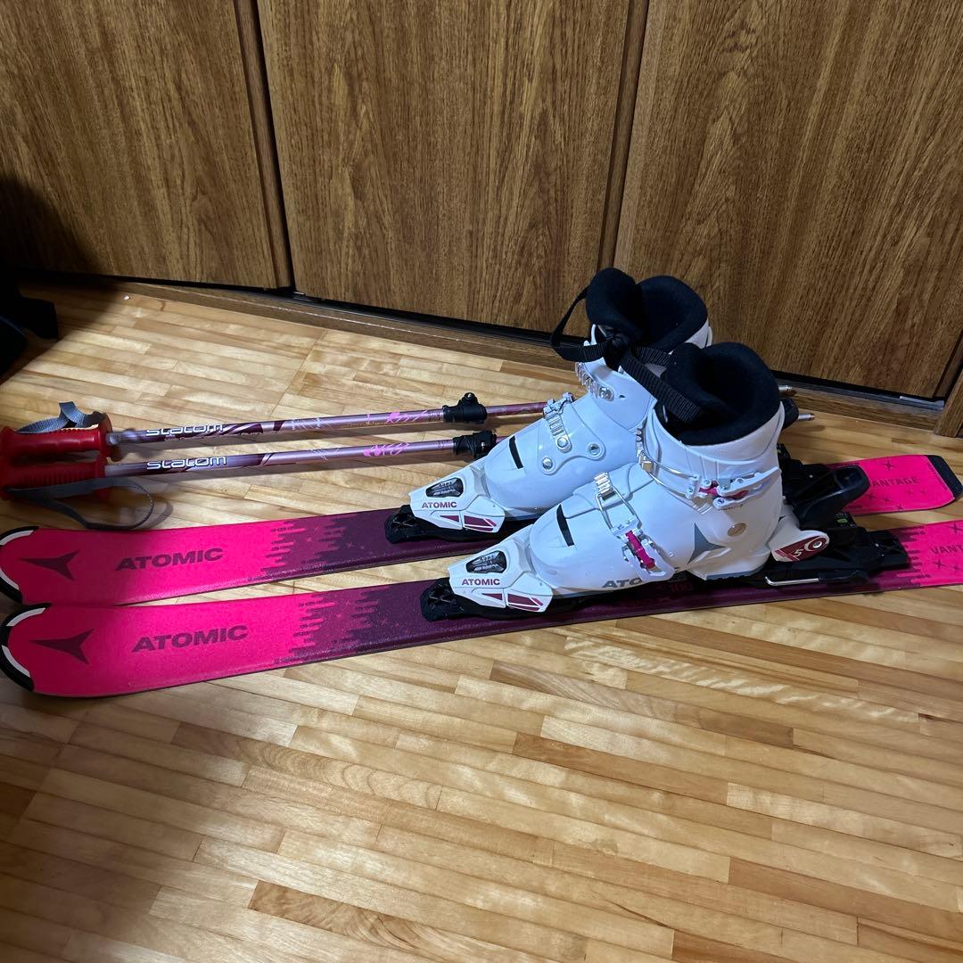 アトミック スキーセット　板100