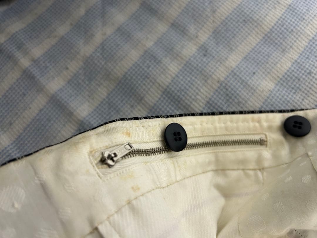 h*a様 50s 60s ヴィンテージ　スラックス　ストライプ　アルミタロンジッ