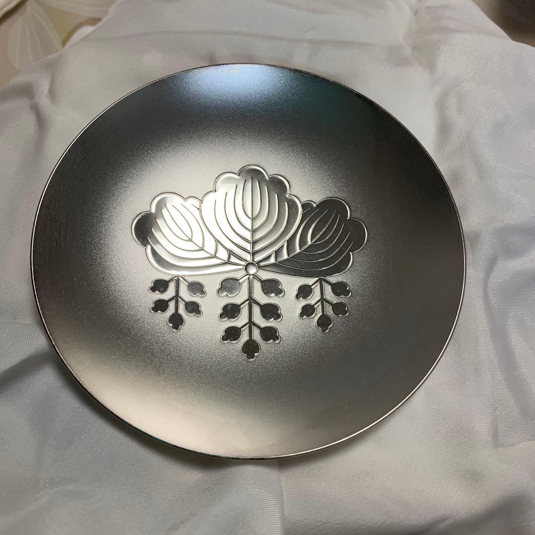 【純銀：美品】銀杯　消防庁　記念品　木箱入り