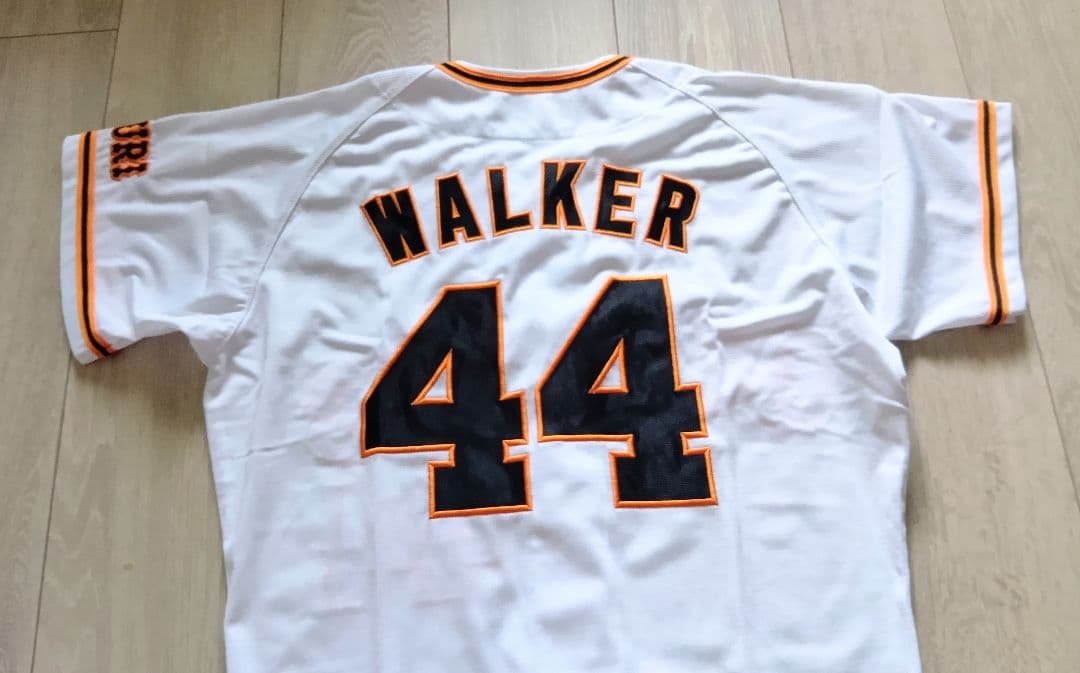 【レア】読売　巨人　ジャイアンツ　ウォーカー　ホーム　ユニフォーム　ミズノ　S