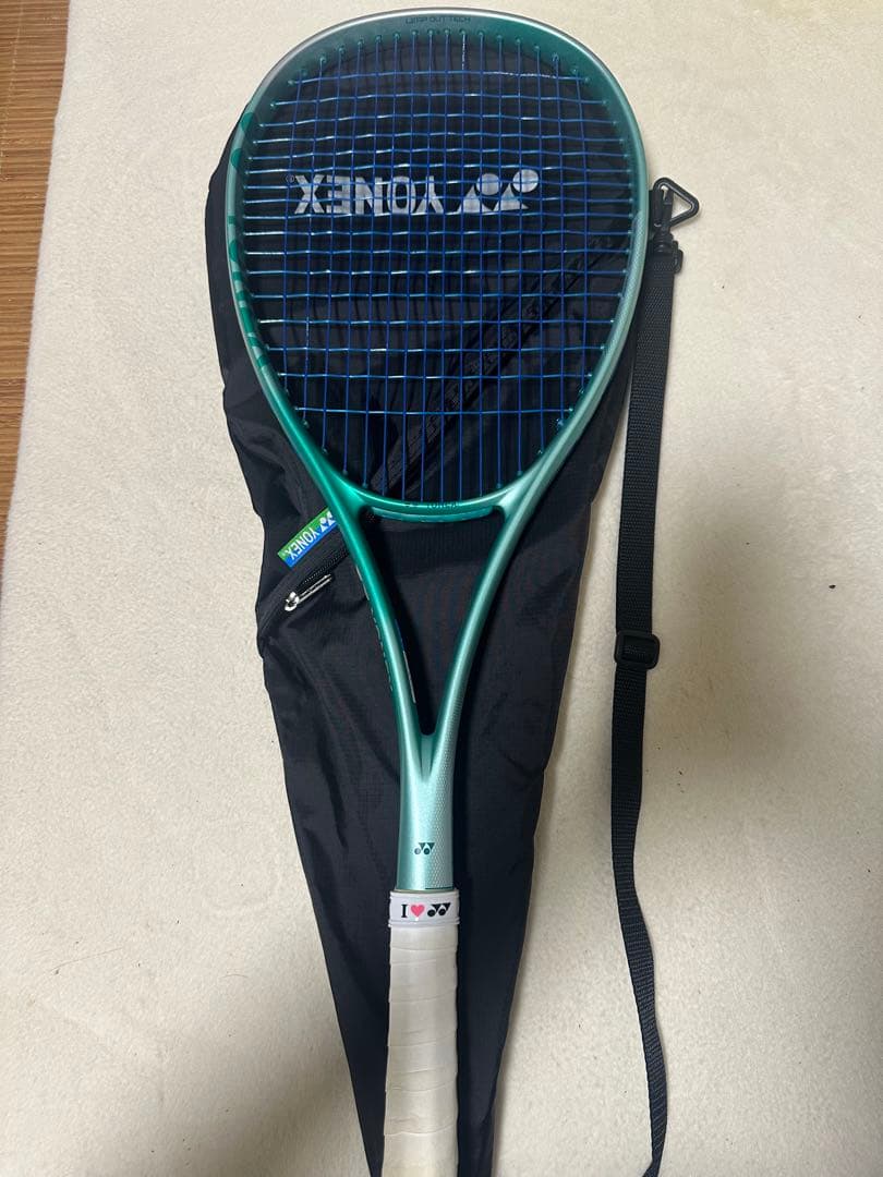 YONEX 02-VR7S テニスラケット グリーン/ブルー ケース付き
