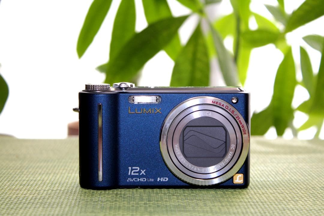 ★元箱付・美品★ パナソニック LUMIX DMC-TZ7 ブルー デジカメ