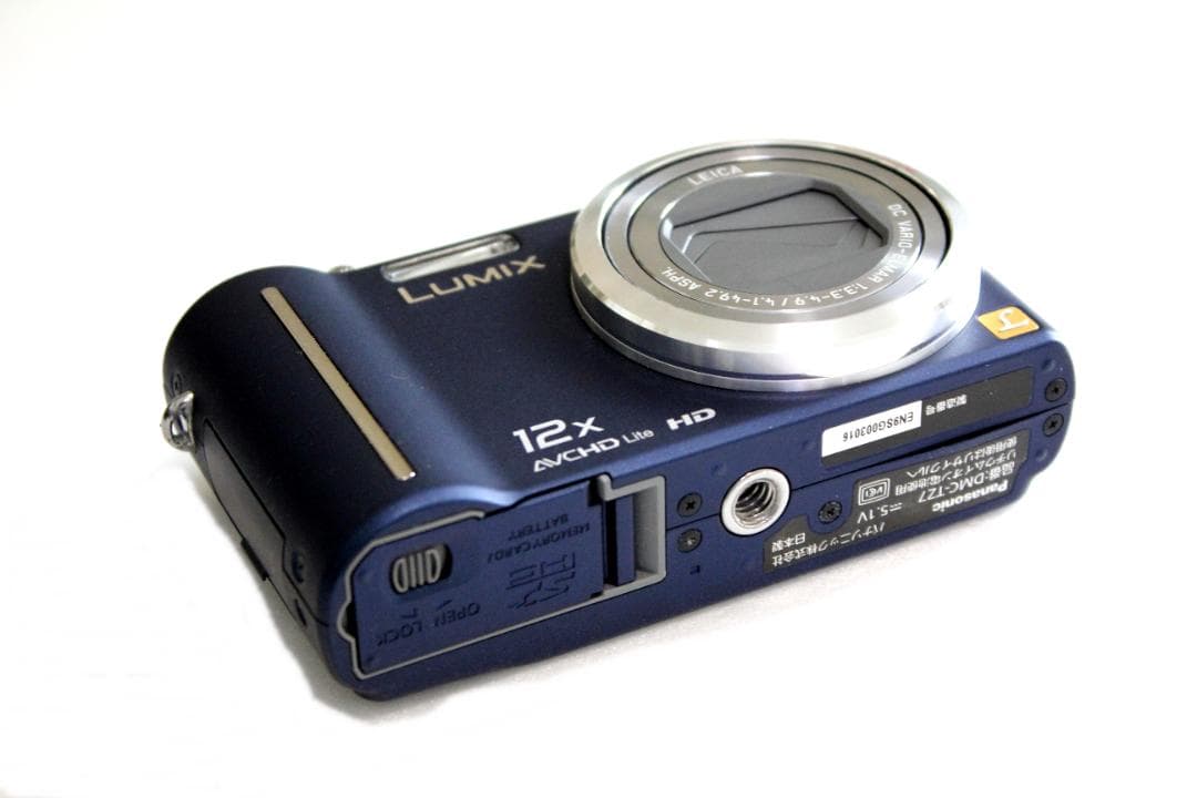 ★元箱付・美品★ パナソニック LUMIX DMC-TZ7 ブルー デジカメ