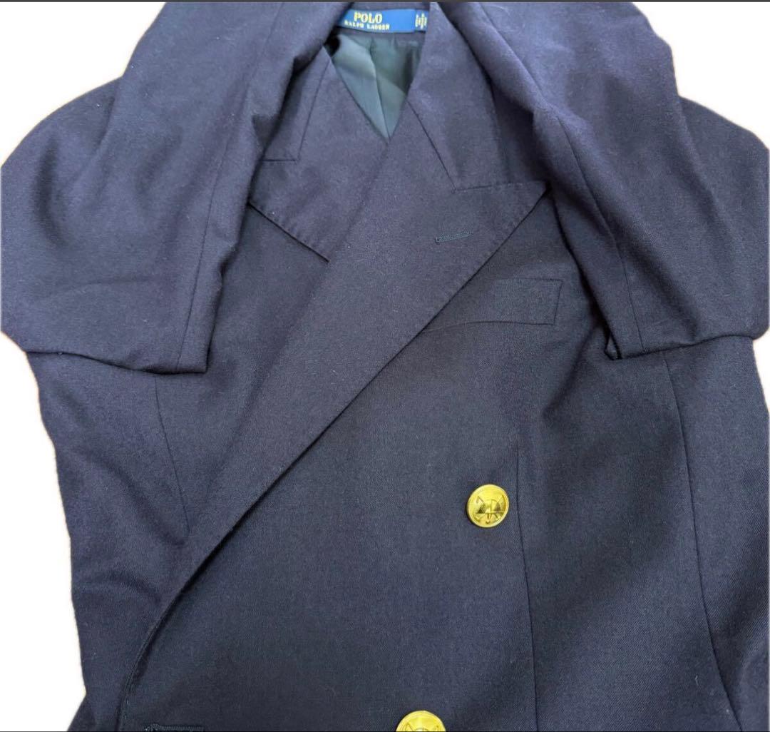 超希少　イタリア製　ポロ ラルフローレン ダブル　ジャケット ブレザー ３８S