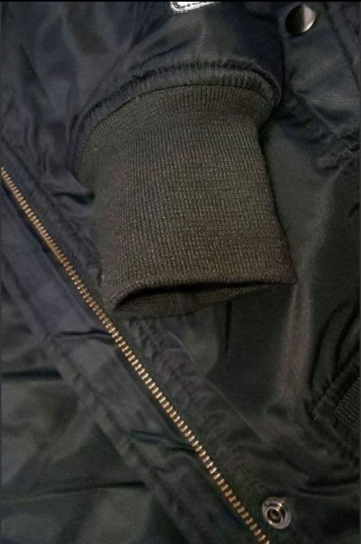 美品 Disney ナイトメアビフォアクリスマス　アウター　ブルゾン　ブラック