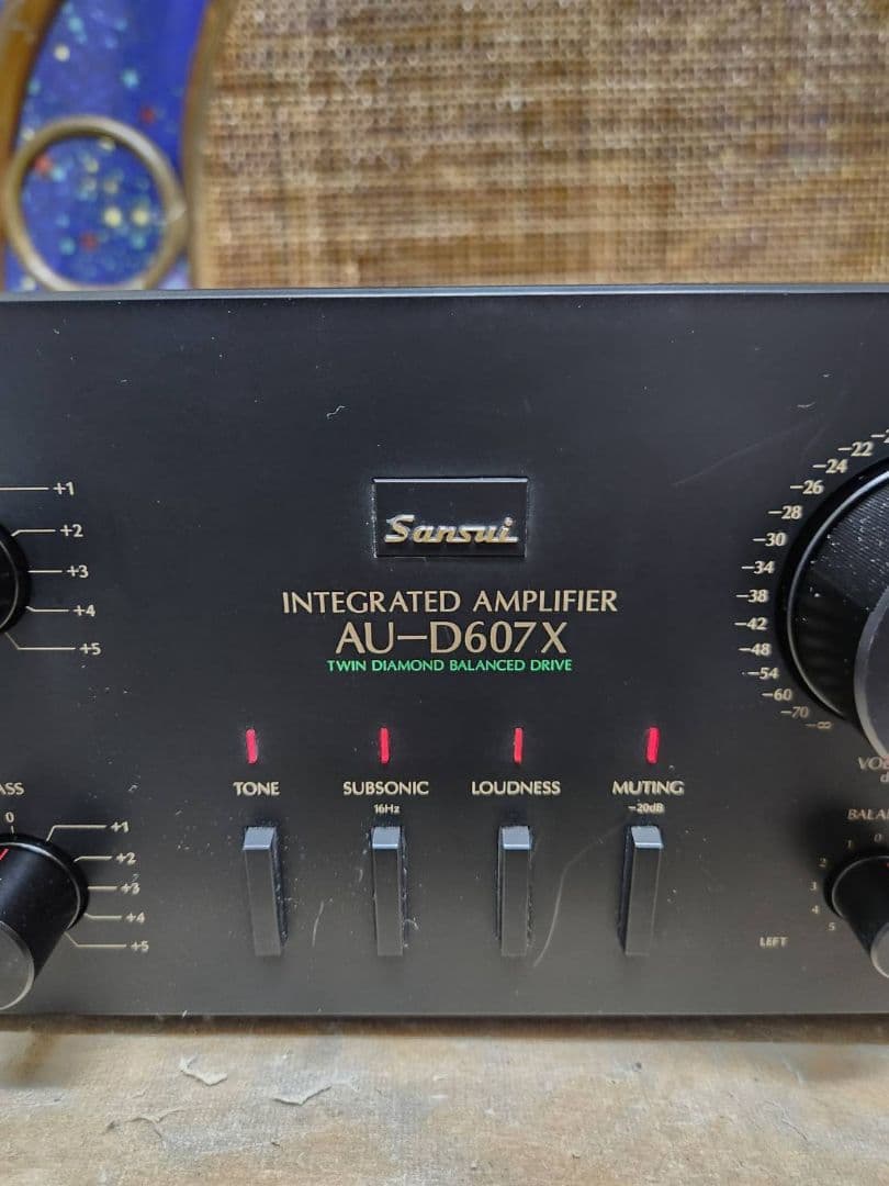 奇跡！フルレストア整備済！完動超美品！山水プリメインアンプAU-607X