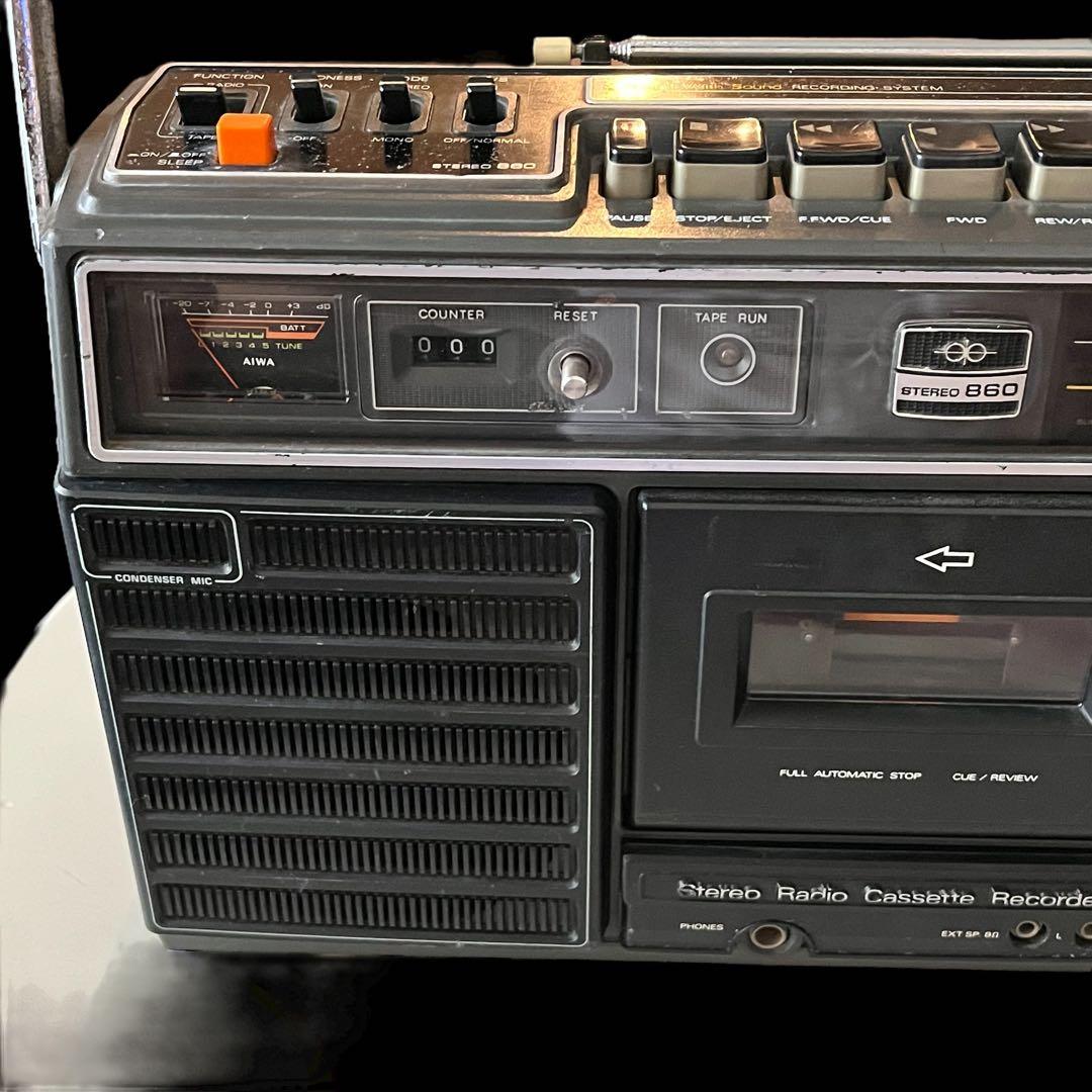 【動作品】　アイワ　AIWA TPR-860 昭和レトロ　ラジカセ　アンティーク