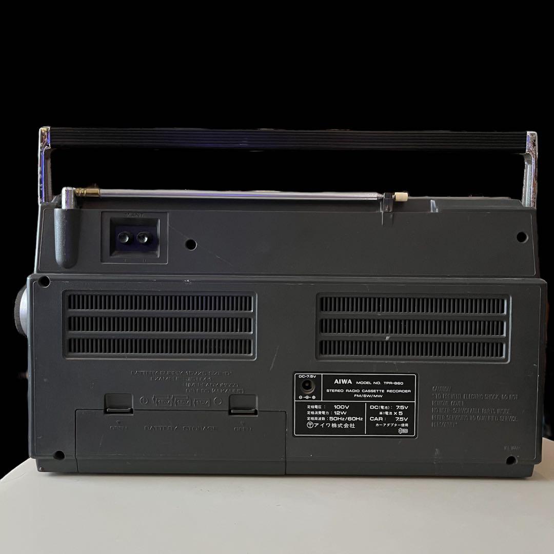 【動作品】　アイワ　AIWA TPR-860 昭和レトロ　ラジカセ　アンティーク