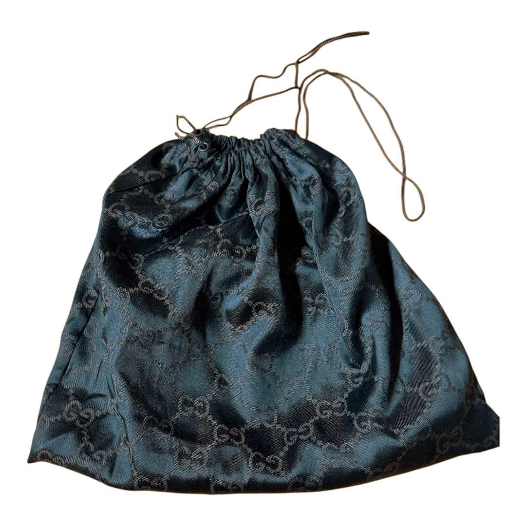 グッチ レザー ベルト チェーン付 黒