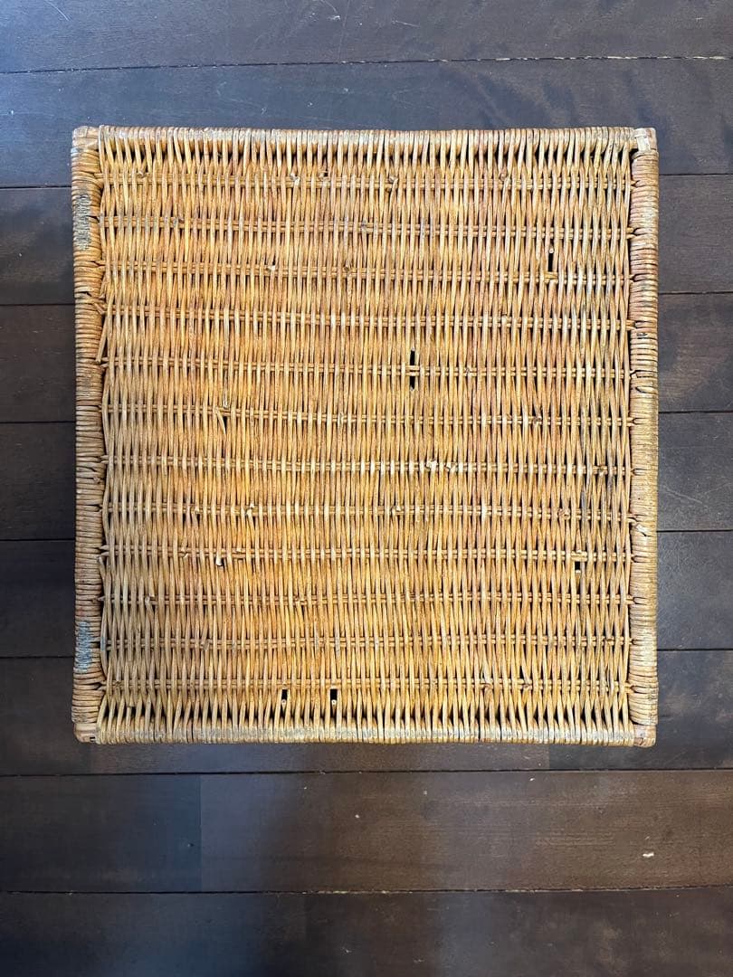 籐&アイアン 収納　ラタンチェスト