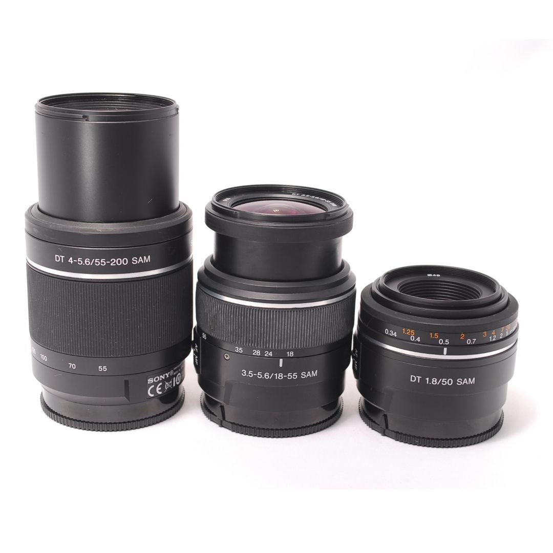 ❤即購入1000円OFF❤ SONY α65 単焦点 望遠 レンズ3本セット