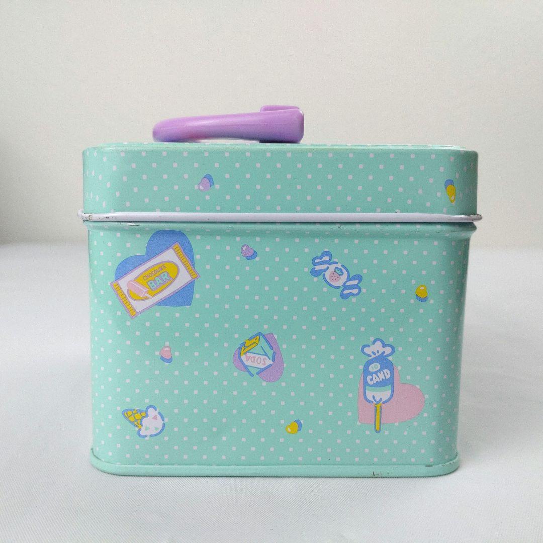 サンマール 持ち手付き 缶 ケース 昭和レトロ 日本製 1990年