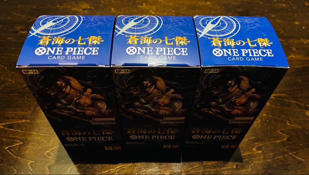❗️新品未開封テープ付き❗️ONE PIECE 蒼海の七傑3BOX