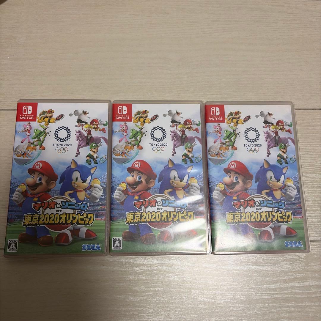 【スイッチ】マリオ&ソニック AT 東京2020オリンピック　3本セット