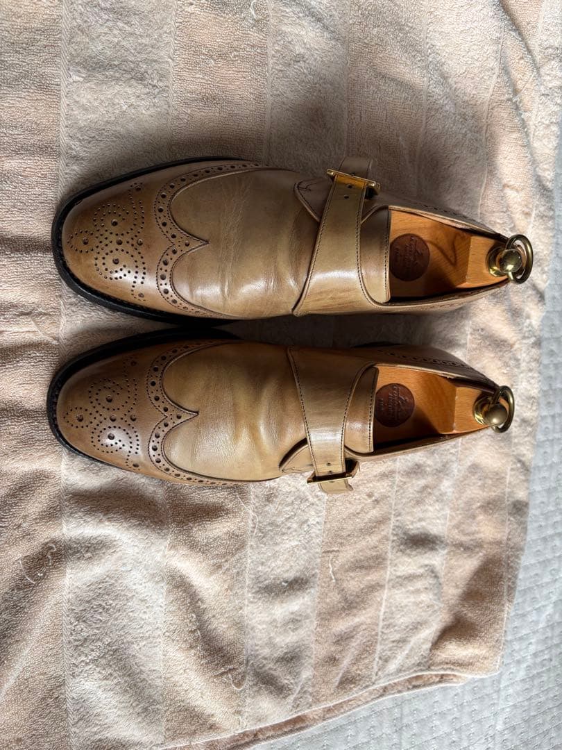 Church's／チャーチ　WALNUT モンクストラップ