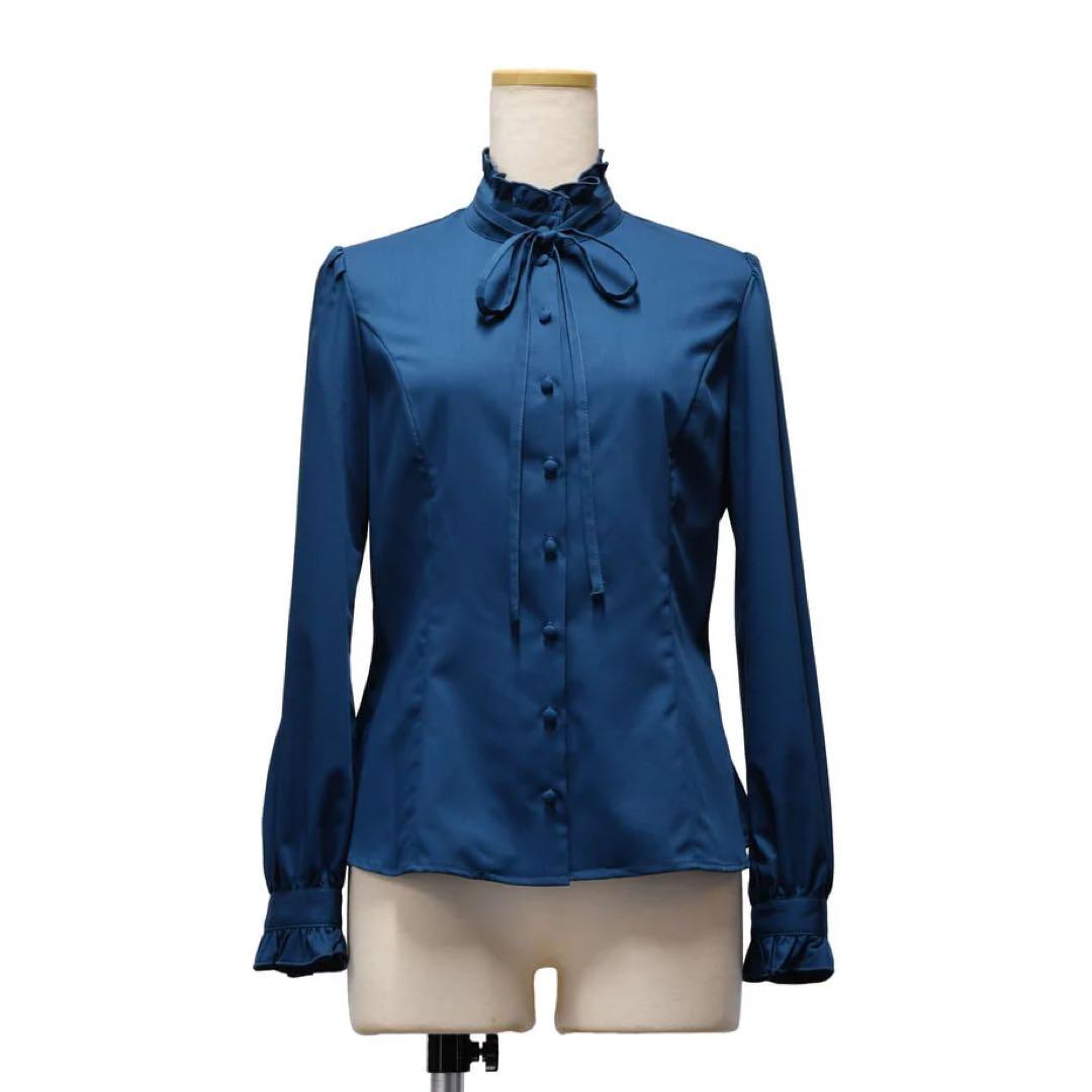 クラシカルリボンブラウス/sheglit