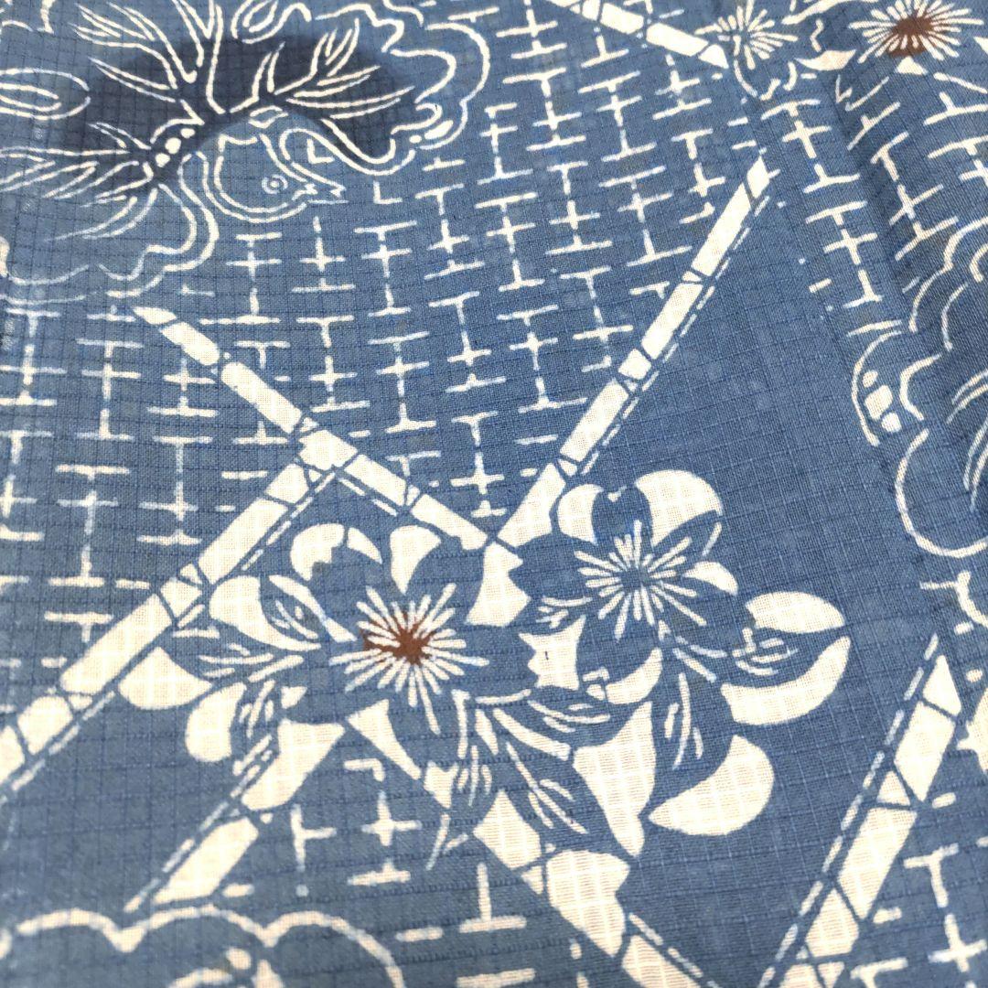 綿紅梅小紋　浴衣　夏着物
