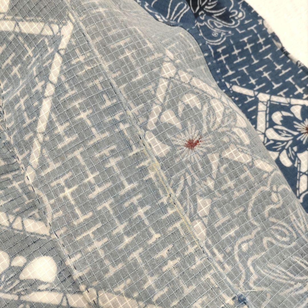 綿紅梅小紋　浴衣　夏着物