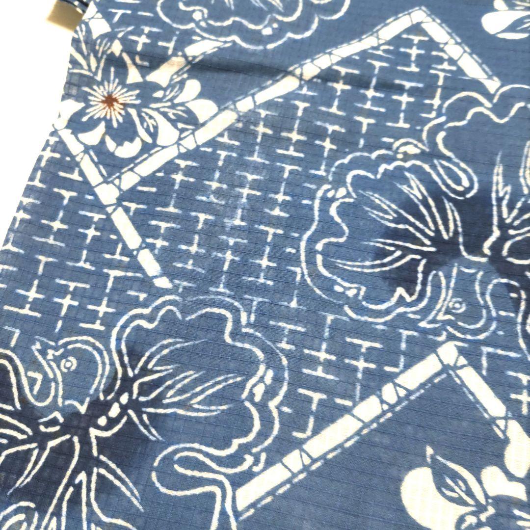 綿紅梅小紋　浴衣　夏着物